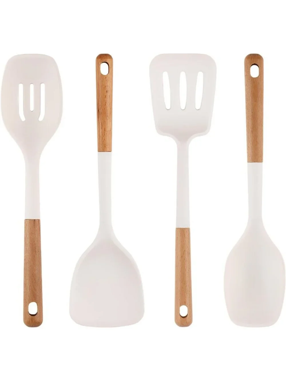 4-Piece Silicone Cooking Utensil Set - Non-Stick, Heat-Resistant, BPA-Free